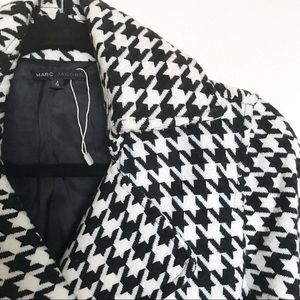 Marc Jacobs Jackets & Coats - Marc Jacobs crop sleeve houndstooth jacket Marc Jacobs Jackets & Coats - Marc Jacobs crop sleeve houndstooth jacket